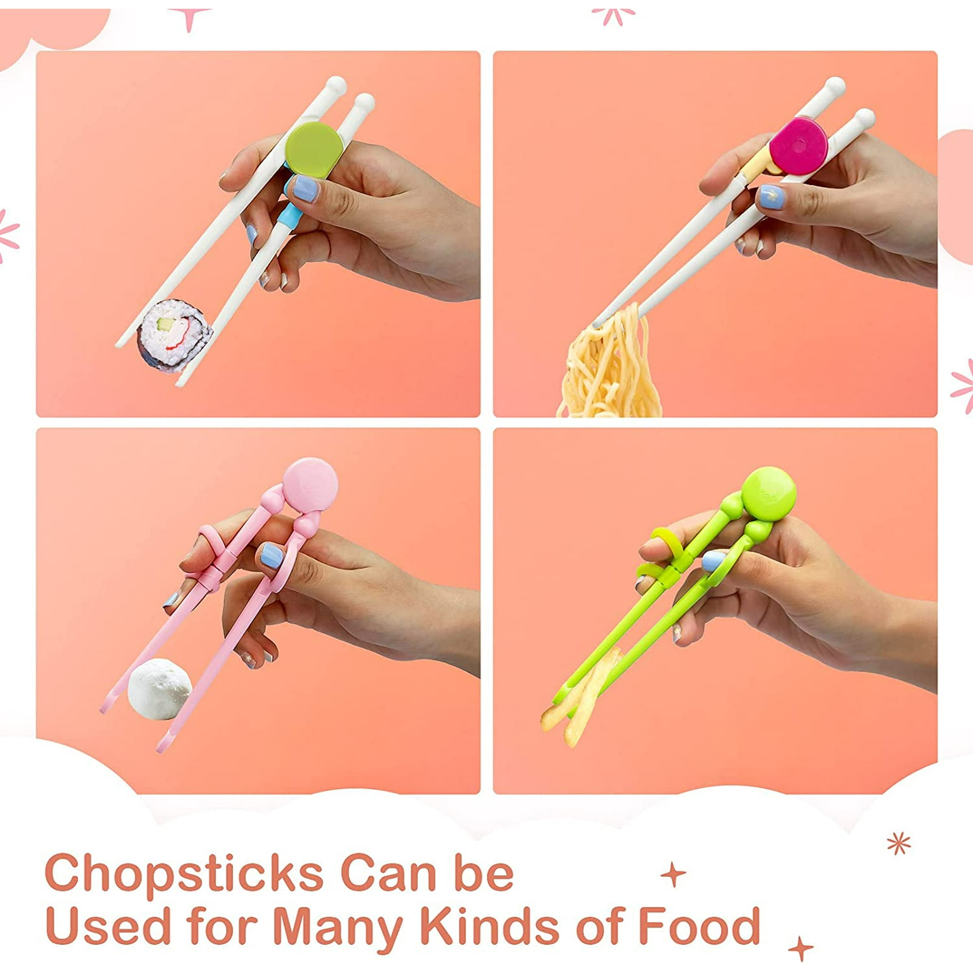 Children Kids Training Helper Learning Easy Use Beginner Chopsticks YRDE